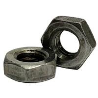 #1-64 Hex Machine Screw Nut, Low Carbon, Coarse, Plain